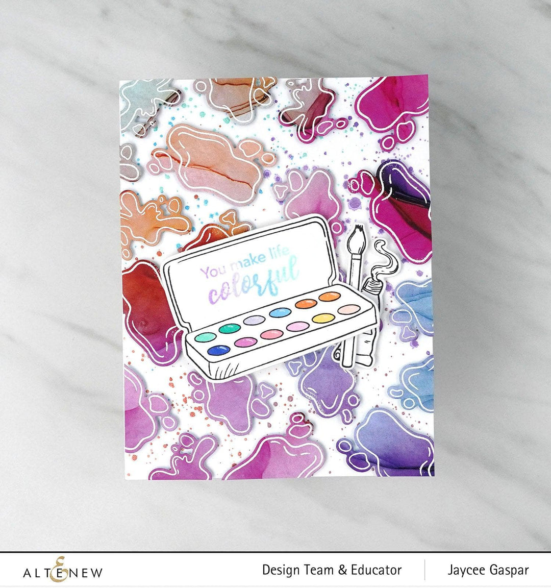 Altenew Pattern Paper Alcohol Ink Backgrounds 6x6 Paper Pack