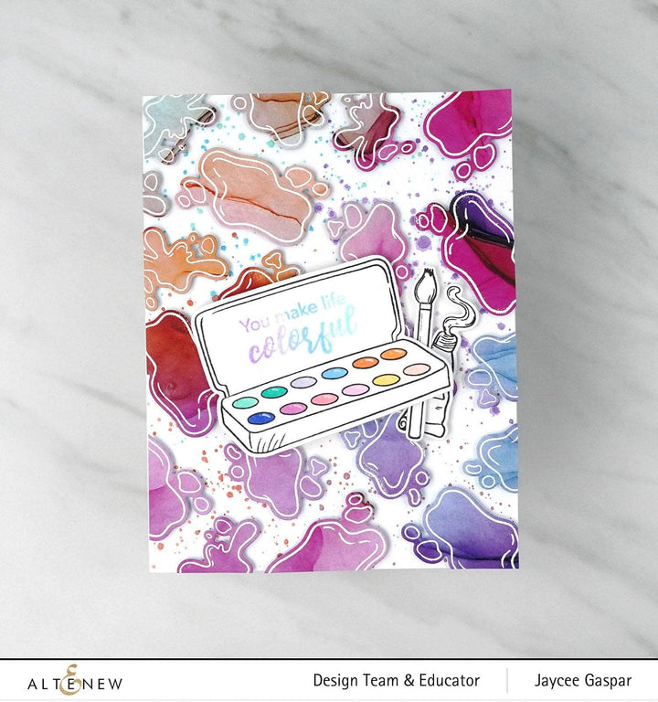 Altenew Pattern Paper Alcohol Ink Backgrounds 6x6 Paper Pack
