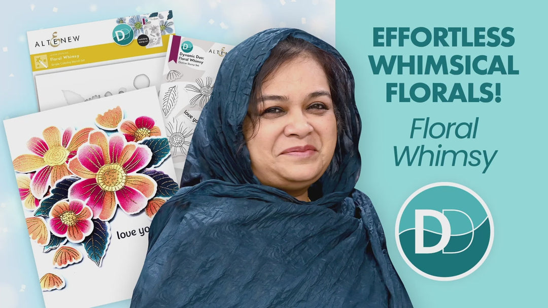 Dynamic Duo: Floral Whimsy & Add-on Die Bundle