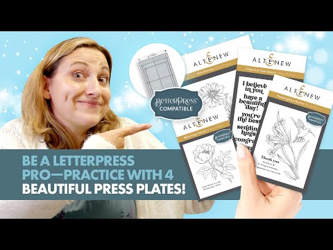 Delightful Blossoms Press Plate/Foil Plate Bundle