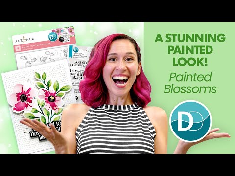 Dynamic Duo: Painted Blossoms Add-On Die Set