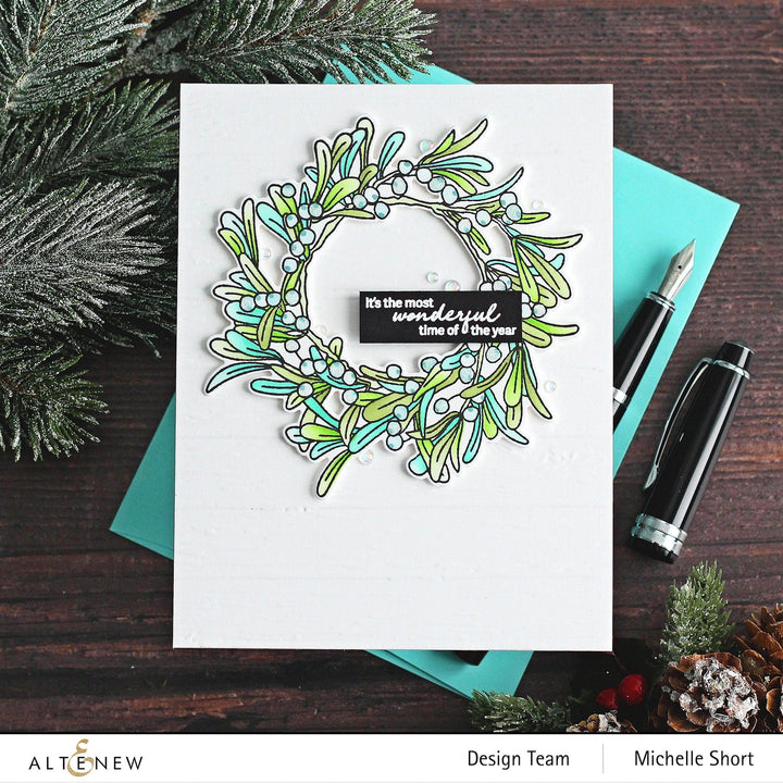 Altenew Release Bundle Mistletoe Wreath Complete Product Bundle