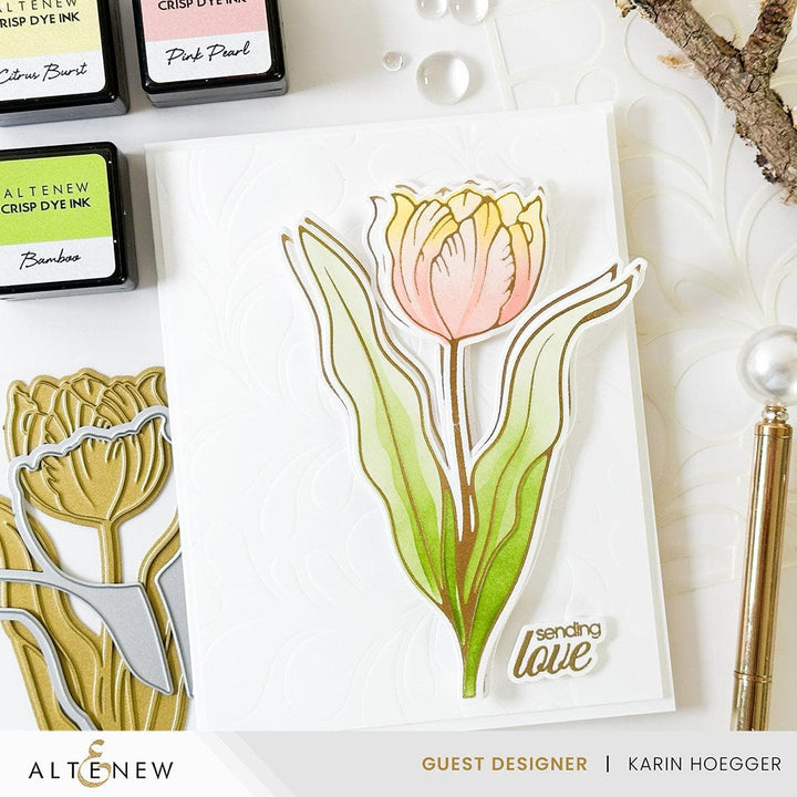 Part A-Glitz Art Craft Co.,LTD Spark Joy Bundle Spark Joy: Blushing Tulip & Add-On Die Bundle