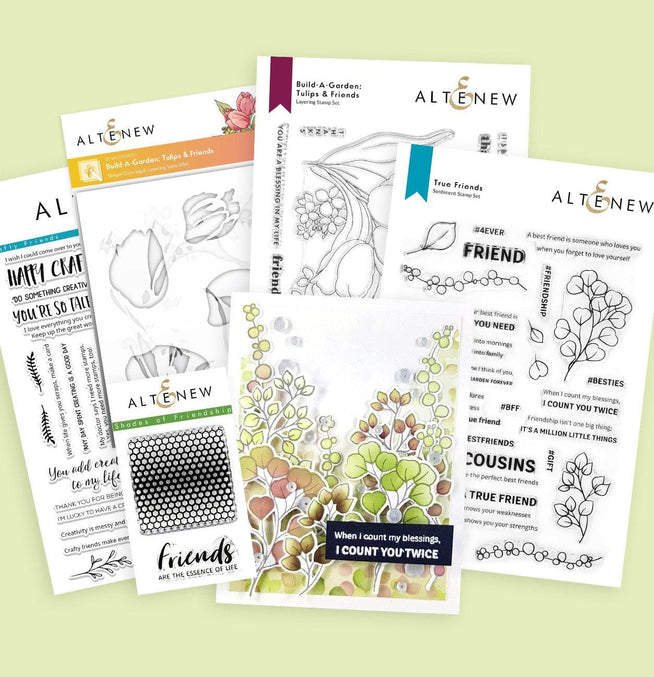 Altenew Stamp Bundle Blossoming Friendship Stamp Bundle