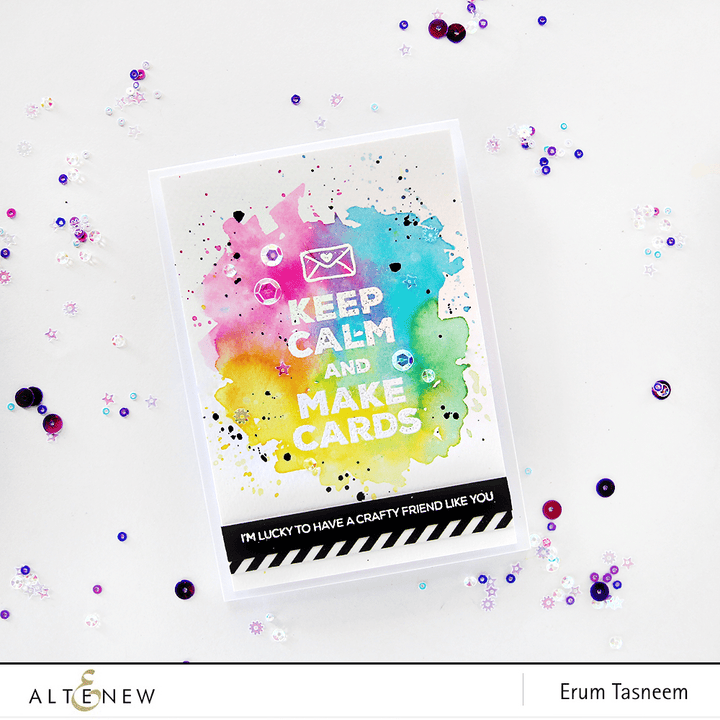 Altenew Stamp Bundle Crafty Friends Stamp Set & Add-On Stamp Set Bundle