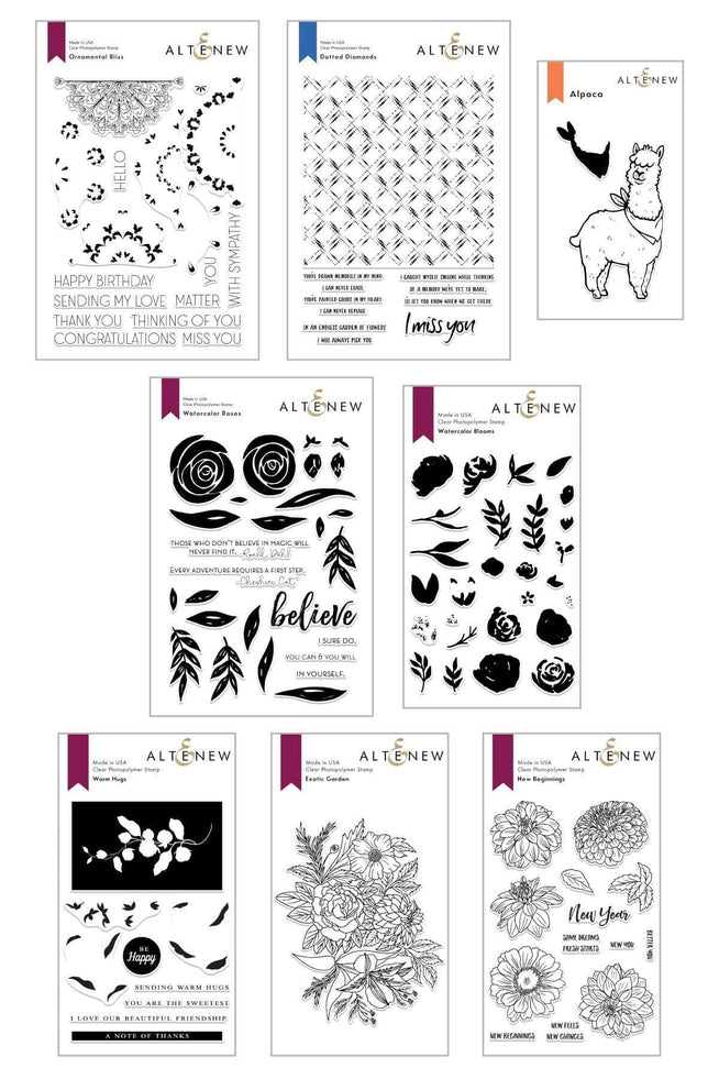 Altenew Stamp Bundle Blissful Beginnings Stamp Bundle