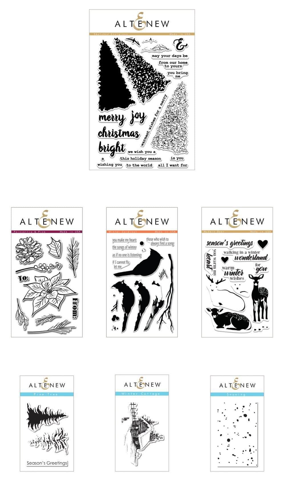 Altenew Stamp Bundle Z - Holiday Nature Bundle