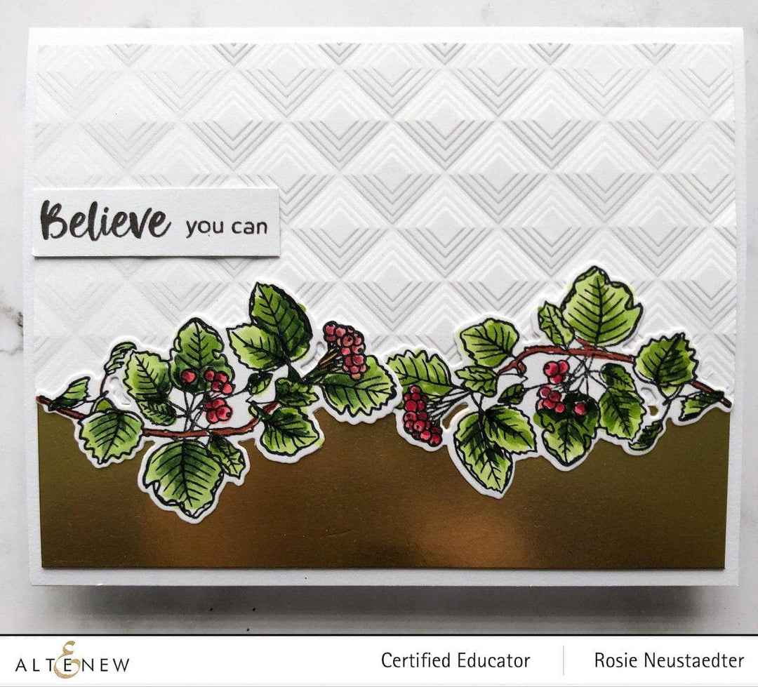 Altenew Stamp & Die Bundle Acai Berry Branch Stamp & Die Bundle
