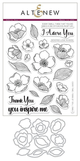 Altenew Stamp & Die Bundle Adore You Stamp & Die Bundle