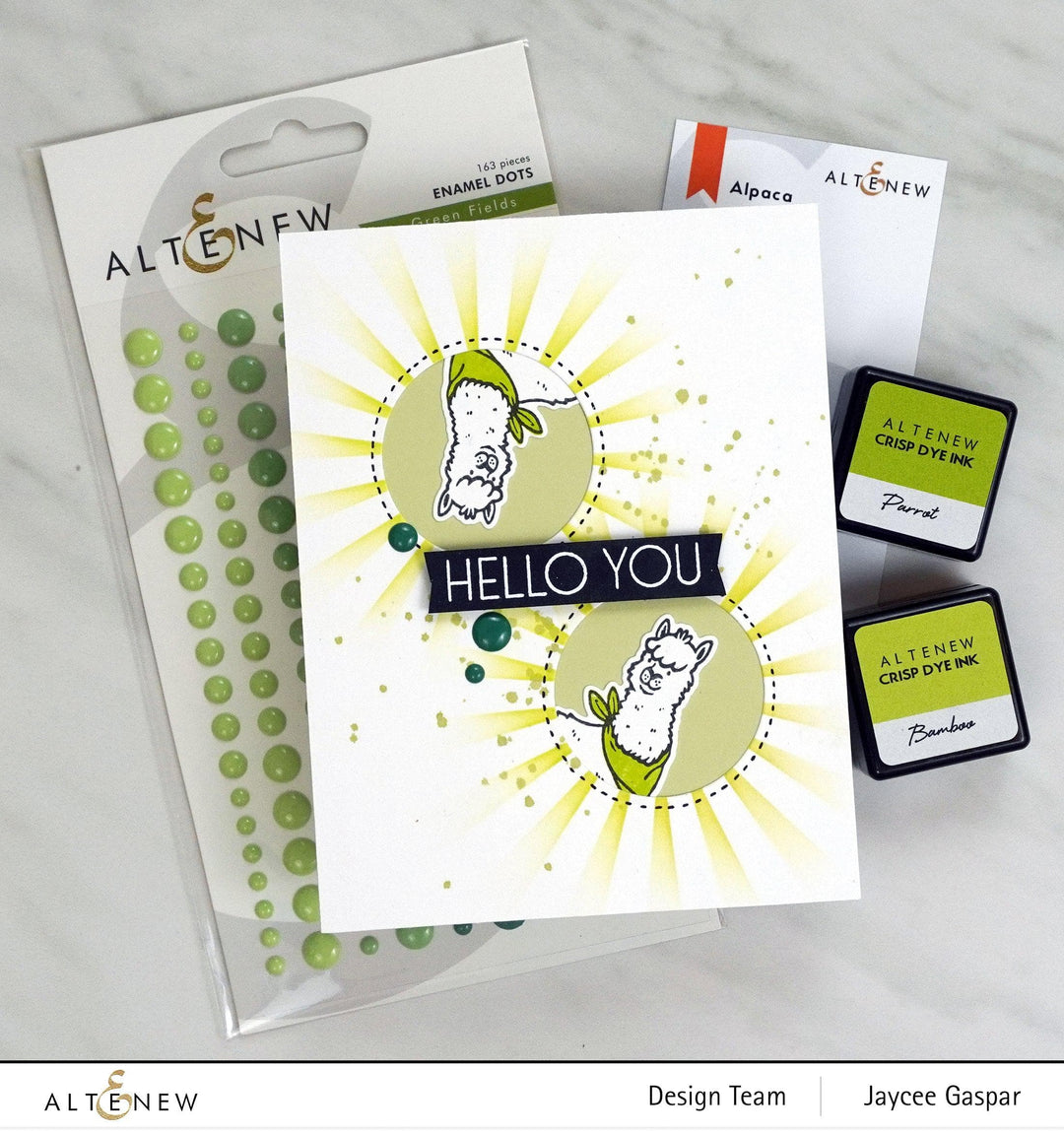 Altenew Stamp & Die Bundle Alpaca Stamp & Die Bundle