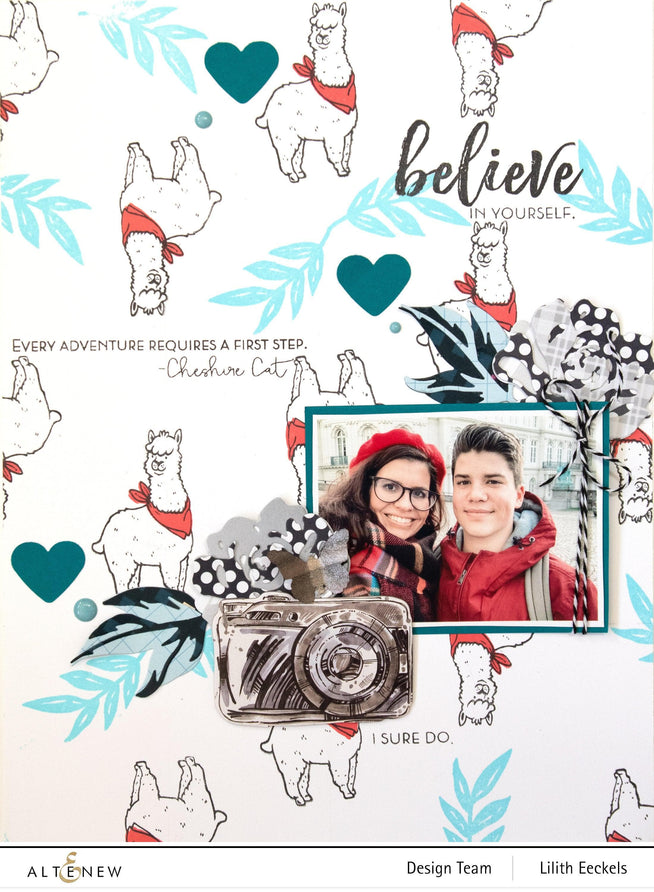 Altenew Stamp & Die Bundle Alpaca Stamp & Die Bundle