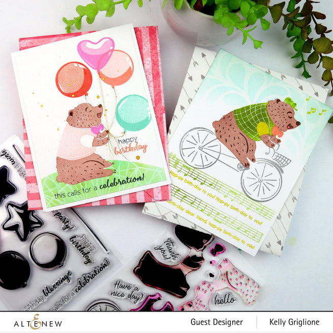 Altenew Stamp & Die Bundle Alten Riding By Stamp & Die Bundle