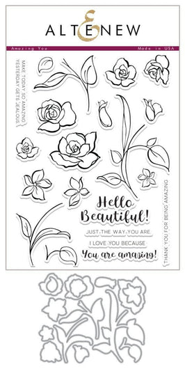 Altenew Stamp & Die Bundle Amazing You Stamp & Die Bundle