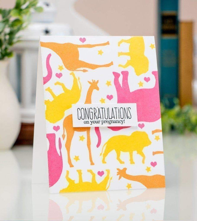 Altenew Stamp & Die Bundle Baby Zoo Stamp & Die Bundle