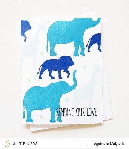 Altenew Stamp & Die Bundle Baby Zoo Stamp & Die Bundle