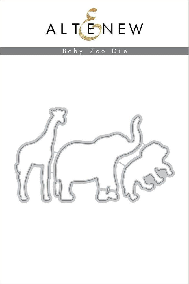 Altenew Stamp & Die Bundle Baby Zoo