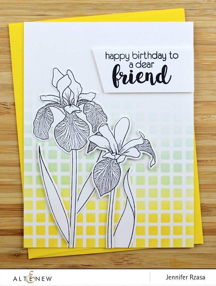 Altenew Stamp & Die Bundle Best Buds Stamp & Budding Thanks Die Bundle