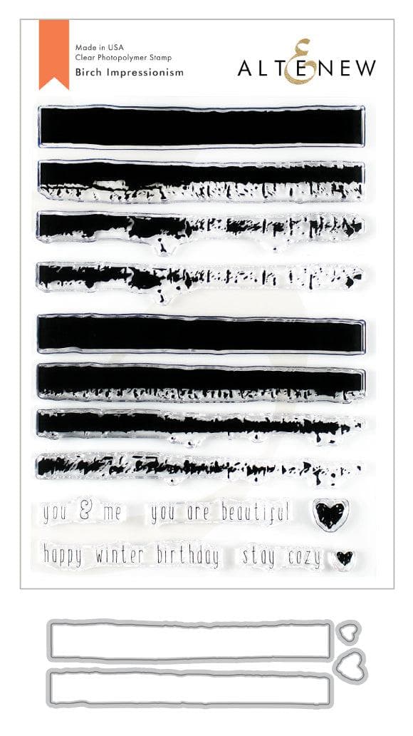 Altenew Stamp & Die Bundle Birch Impressionism Stamp & Die Bundle
