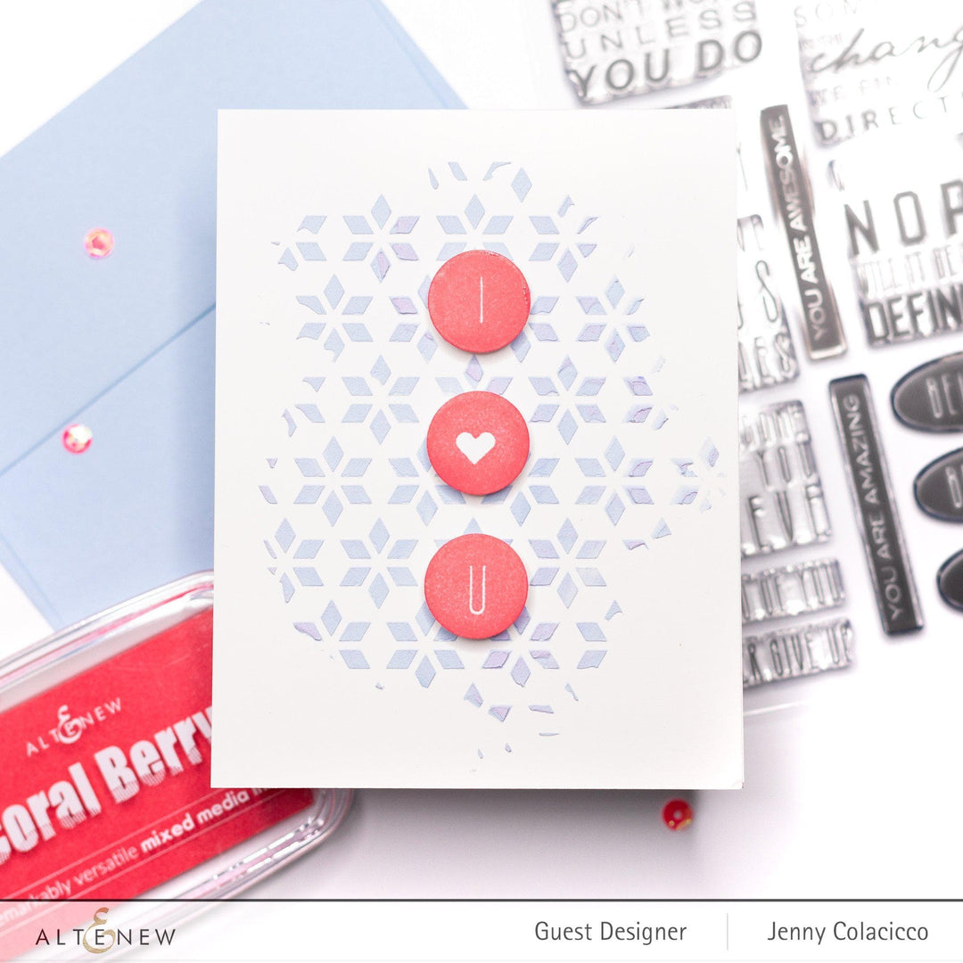 Altenew | Card Making, Scrapbooking & Paper-Crafting Supplies! Stamp & Die Bundle Block Sentiments Stamp & Die Bundle