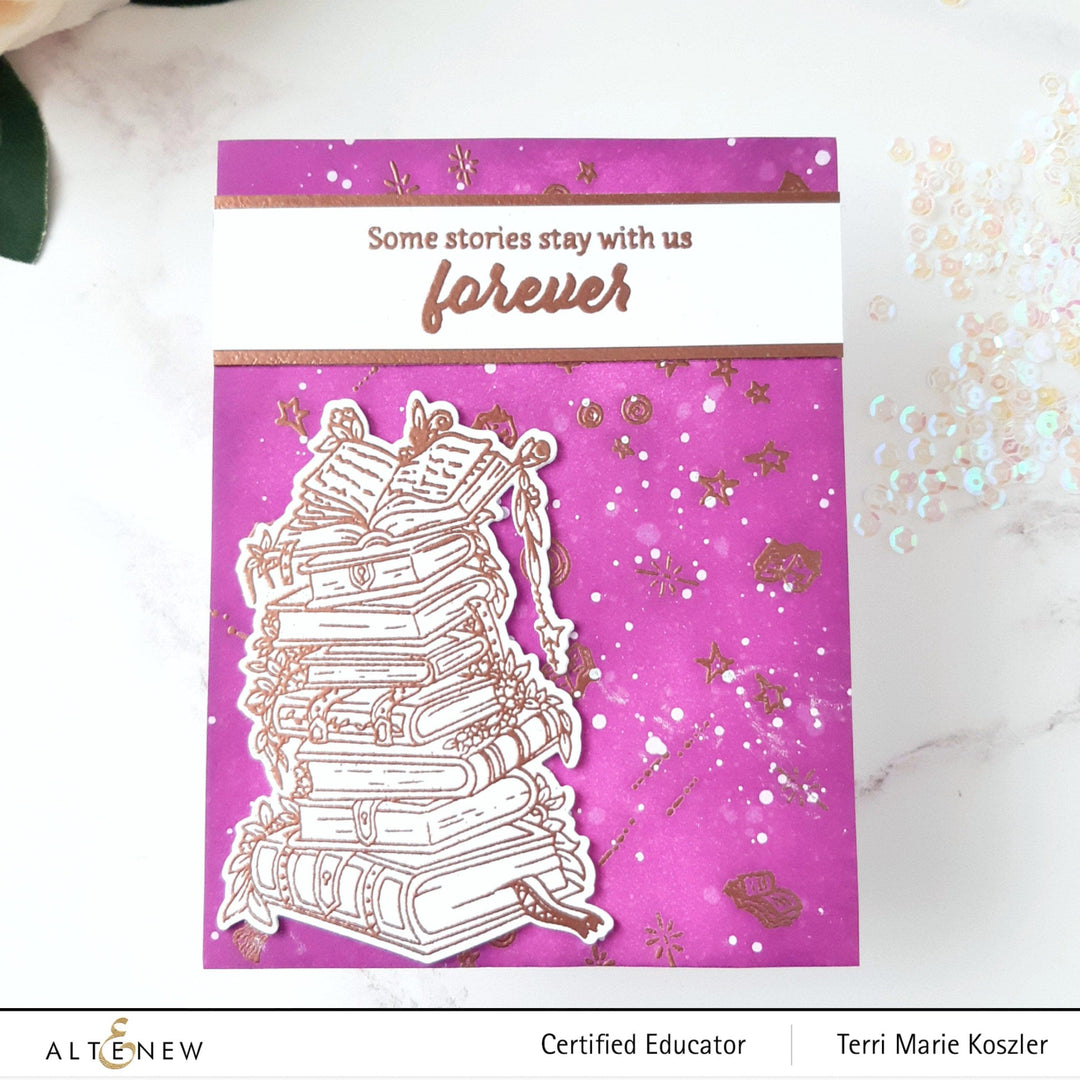 Altenew Stamp & Die Bundle Books Are Magic Stamp & Die Bundle