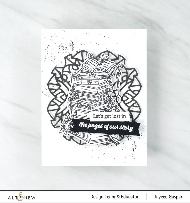 Altenew Stamp & Die Bundle Books Are Magic Stamp & Die Bundle