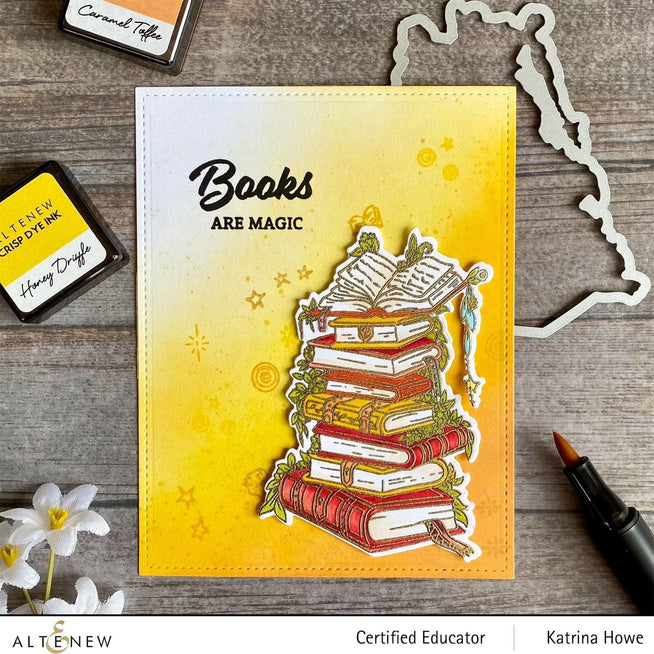 Altenew Stamp & Die Bundle Books Are Magic Stamp & Die Bundle
