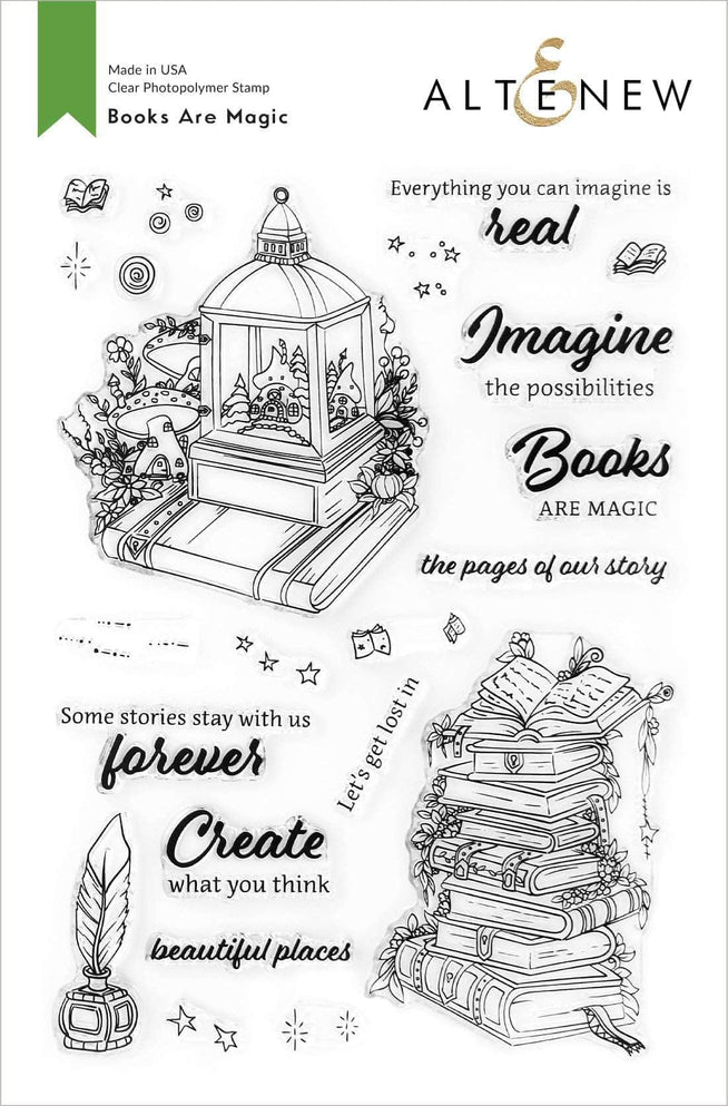 Altenew Stamp & Die Bundle Books Are Magic