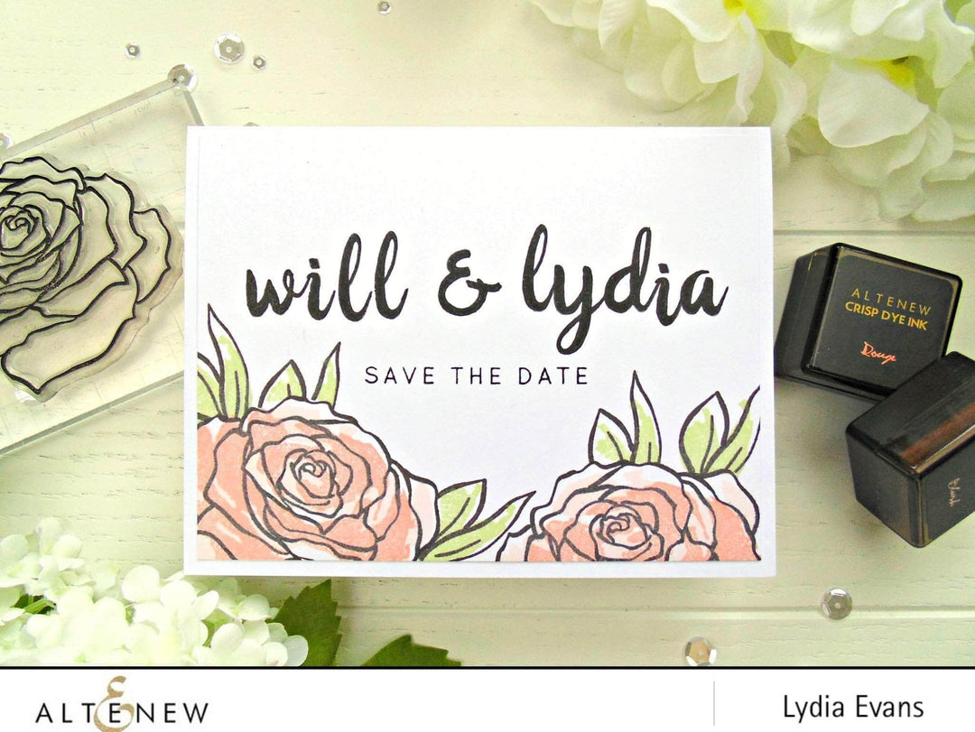 Photocentric Clear Stamps Calligraphy Alpha Stamp Set