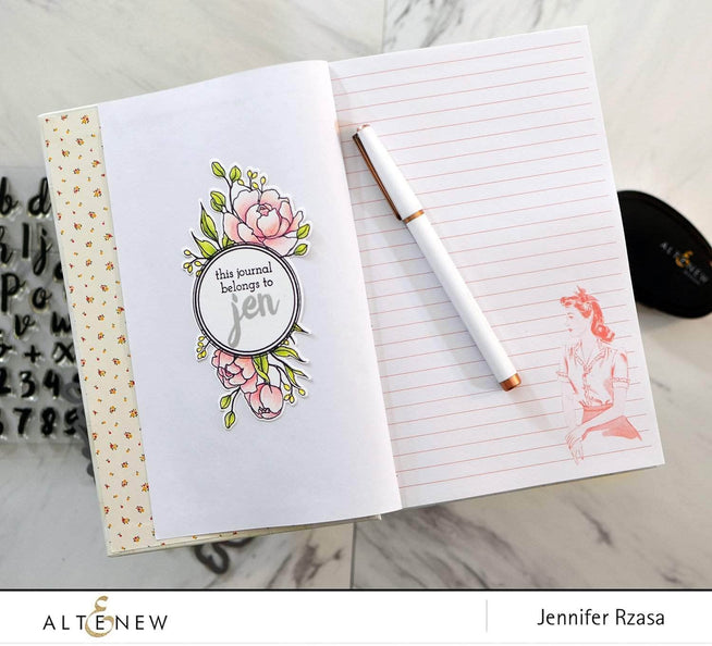 Photocentric Clear Stamps Calligraphy Alpha Stamp Set