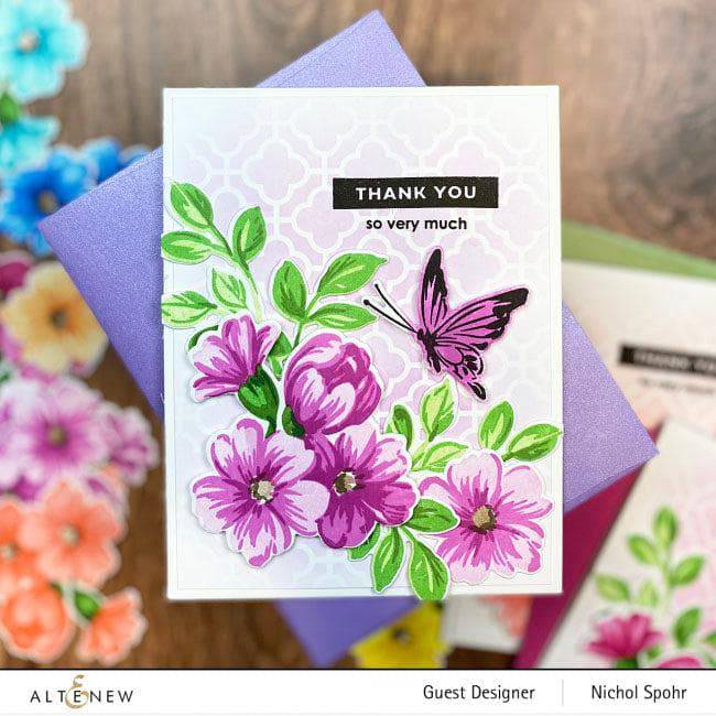 Altenew Stamp & Die Bundle Castle Garden Stamp & Die Bundle