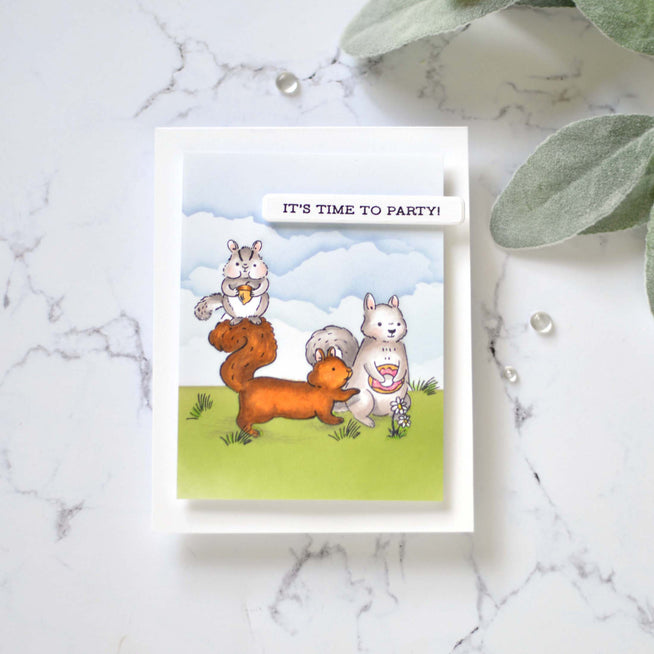 Altenew Stamp & Die Bundle Chipmunk & Squirrel Stamp & Die Bundle