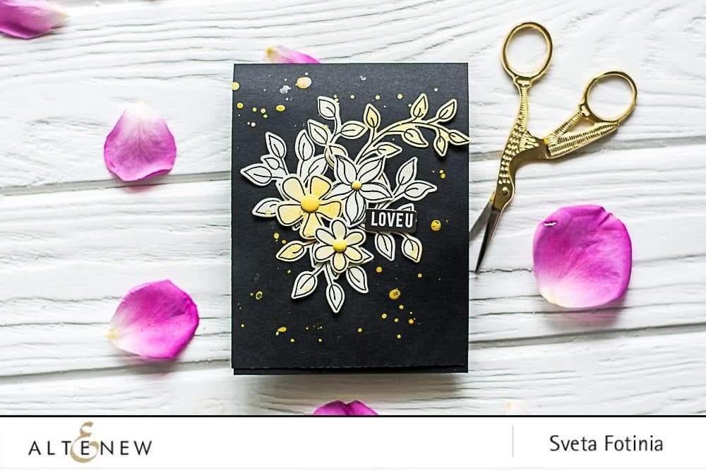 Altenew Stamp & Die Bundle Doodle Blooms Stamp & Die Bundle
