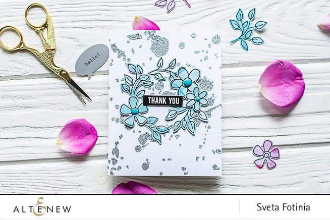 Altenew Stamp & Die Bundle Doodle Blooms Stamp & Die Bundle