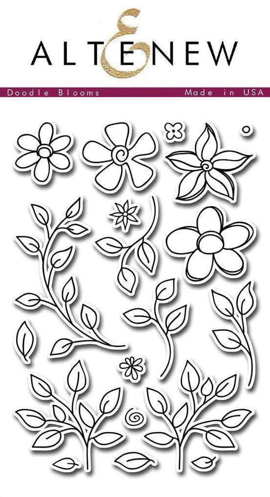 Altenew Stamp & Die Bundle Doodle Blooms
