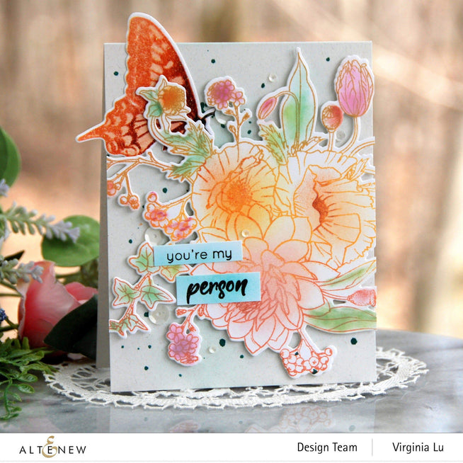 Altenew Stamp & Die Bundle Dovetail Butterflies Stamp & Die Bundle
