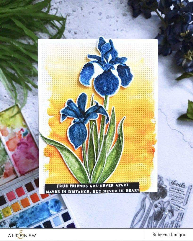 Altenew Stamp & Die Bundle Enchanted Iris Stamp & Die Bundle
