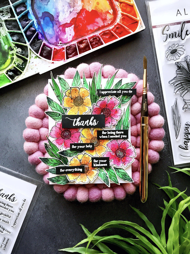 Altenew Stamp & Die Bundle Enchanted Iris Stamp & Die Bundle