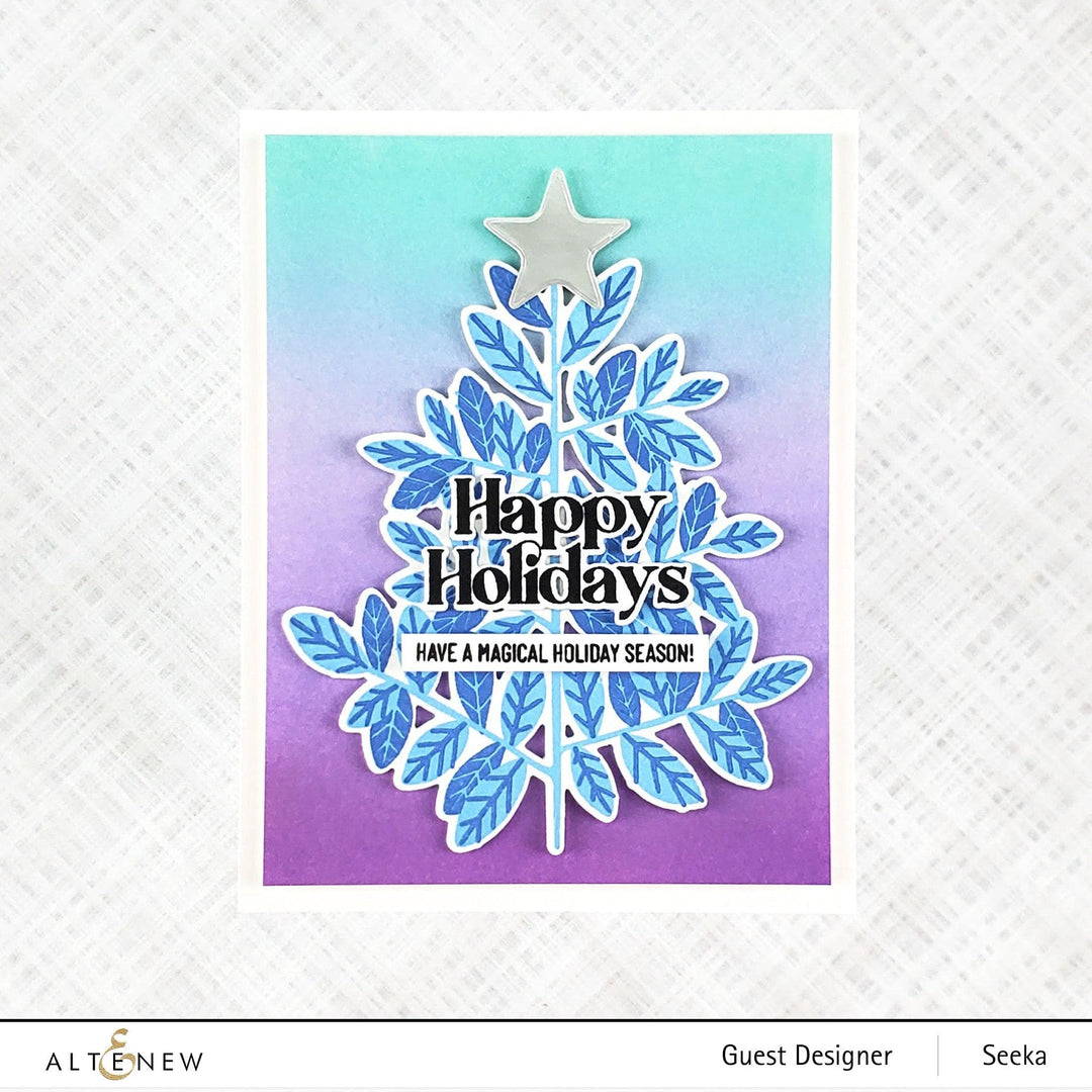 Altenew Stamp & Die Bundle Festive Tree Complete Bundle