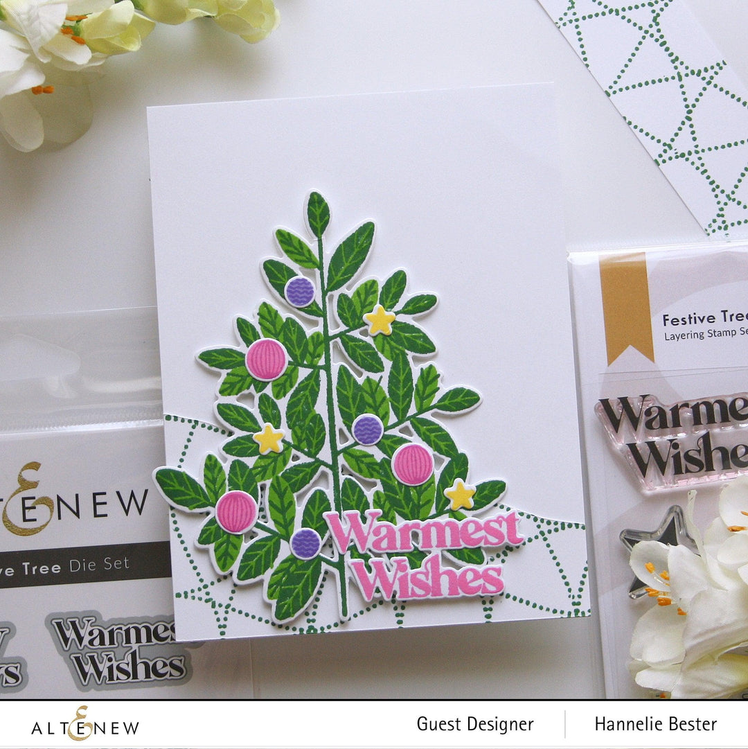 Altenew Stamp & Die Bundle Festive Tree Complete Bundle