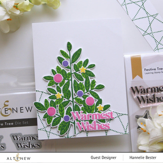Altenew Stamp & Die Bundle Festive Tree Complete Bundle