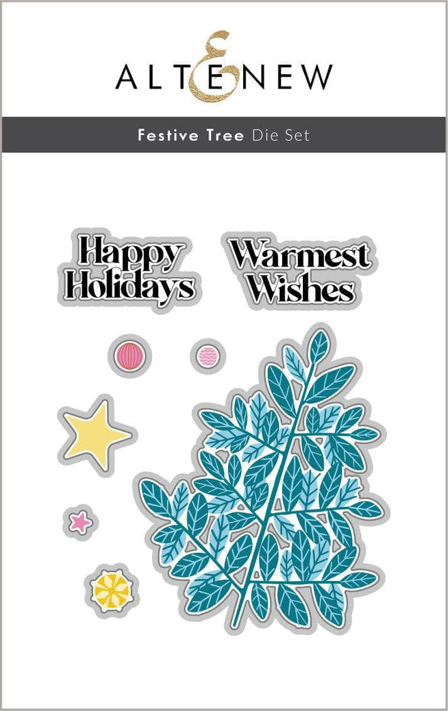 Altenew Stamp & Die Bundle Festive Tree Complete Bundle