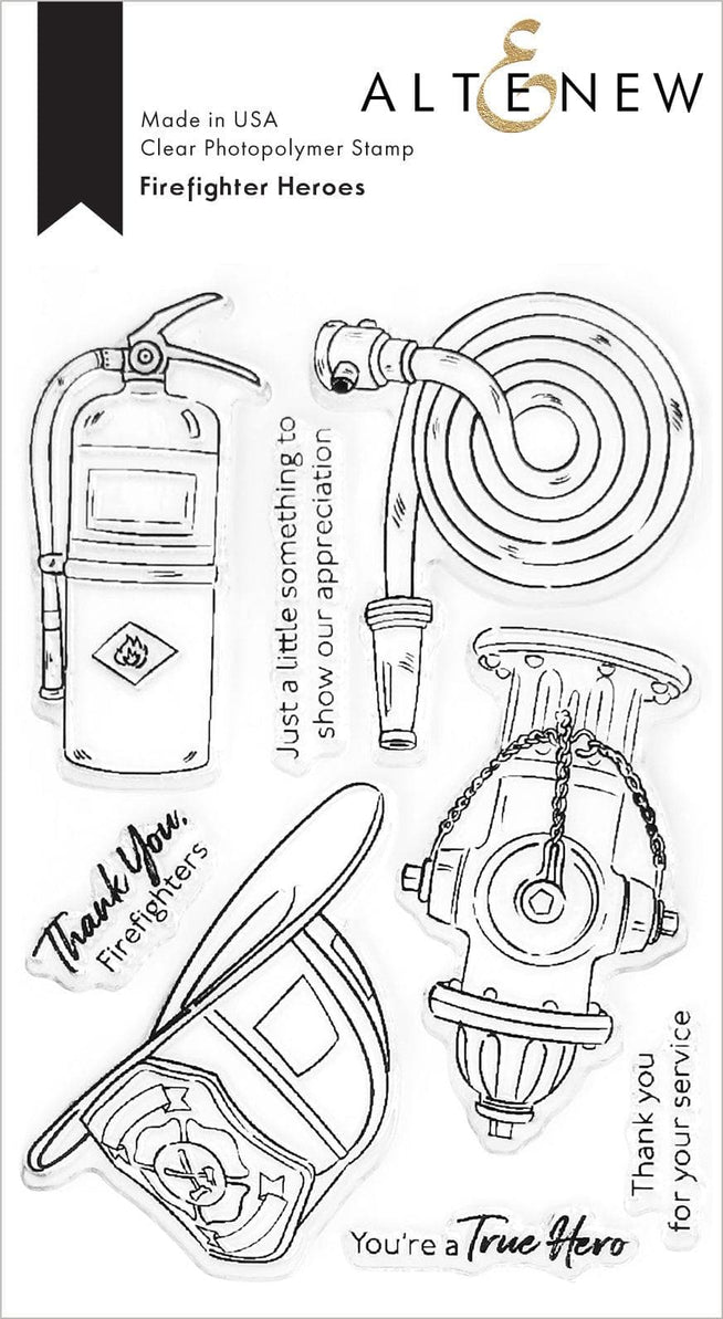 Altenew Stamp & Die Bundle Firefighter Heroes Stamp & Die Bundle