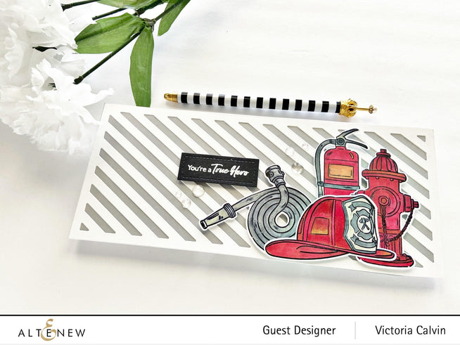 Altenew Stamp & Die Bundle Firefighter Heroes Stamp & Die Bundle