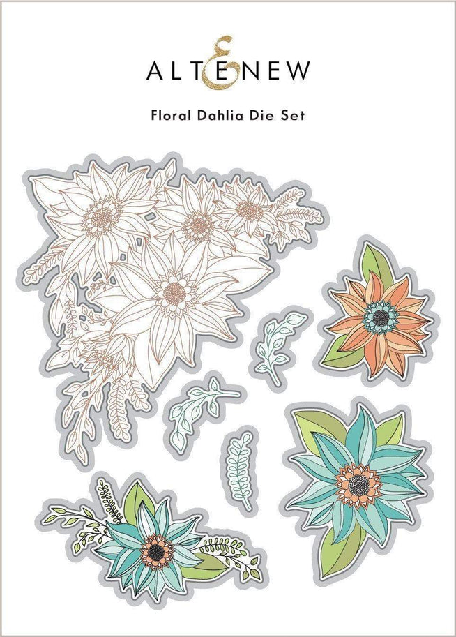 Altenew Stamp & Die Bundle Floral Dahlia Stamp & Die Bundle