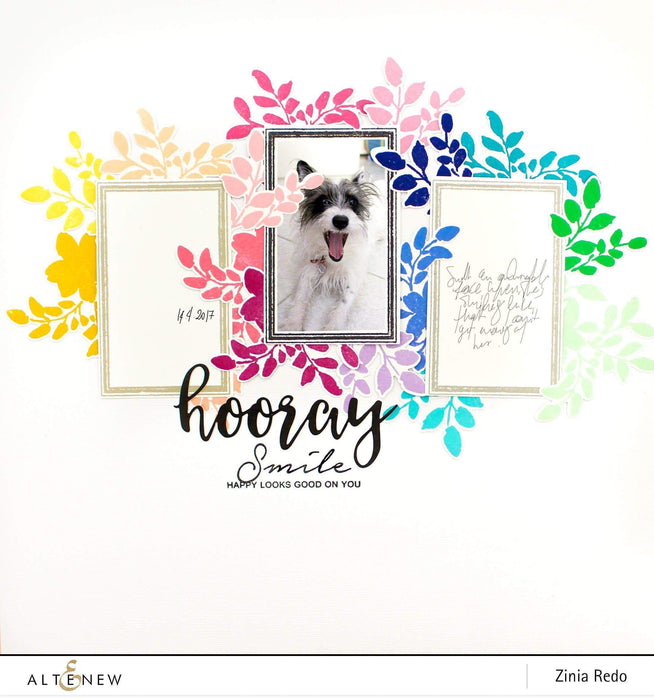 Altenew Stamp & Die Bundle Floral Shadow Stamp & Die Bundle