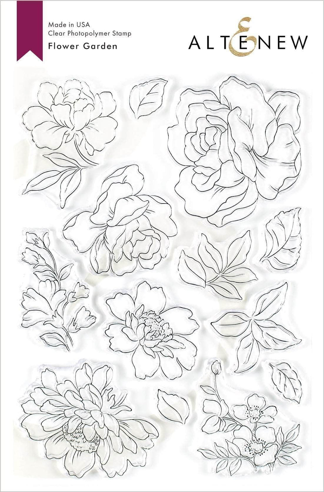 Altenew Stamp & Die Bundle Flower Garden