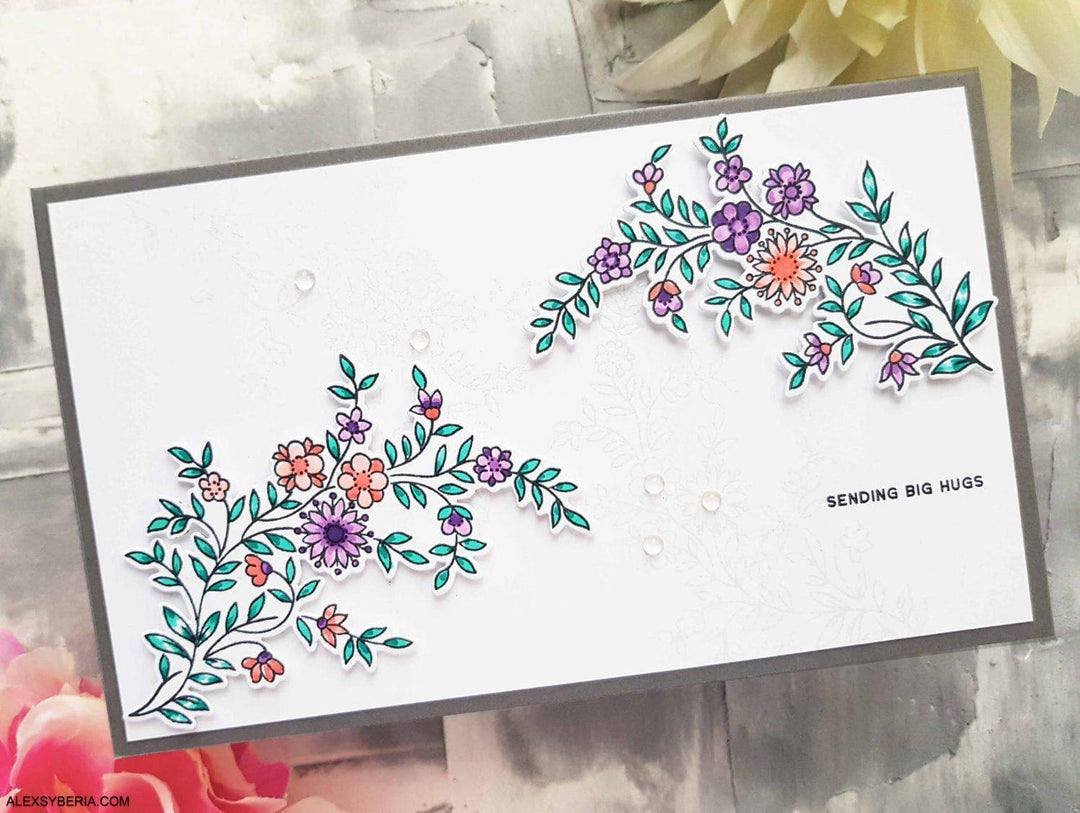 Altenew Stamp & Die Bundle Flower Vine Stamp & Die Bundle