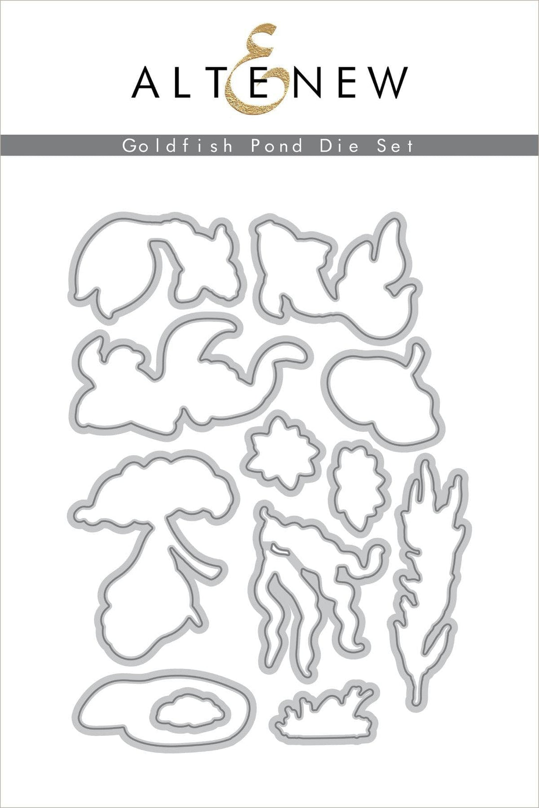 Altenew Stamp & Die Bundle Goldfish Pond Stamp & Die Bundle