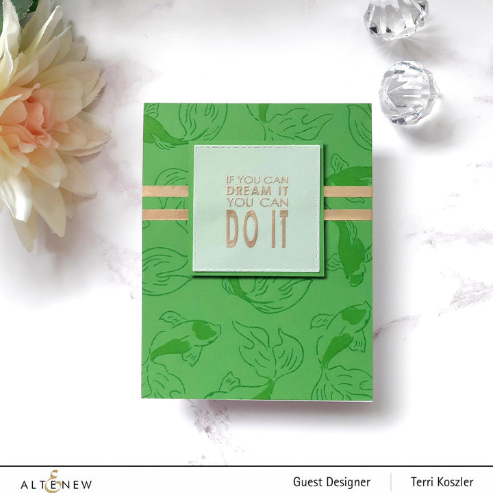 Altenew Stamp & Die Bundle Goldfish Pond Stamp & Die Bundle