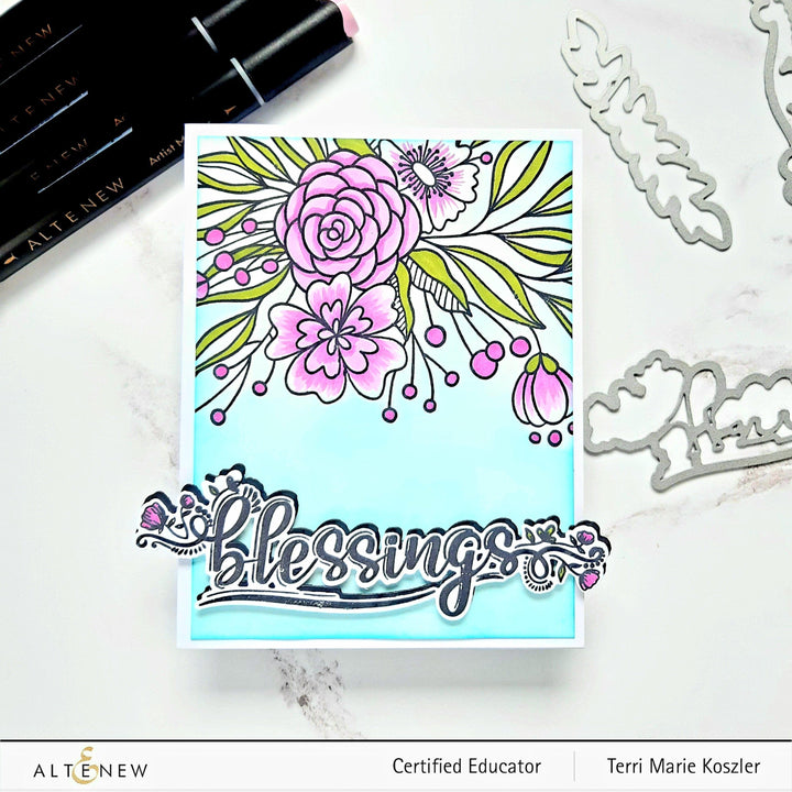 Altenew Stamp & Die Bundle Greatest Blessings Stamp & Die Bundle